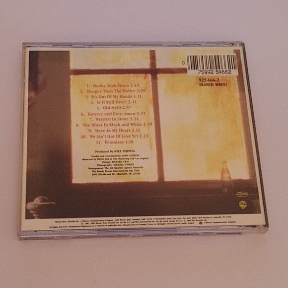 RANDY TRAVIS Old 8 x 10 CD 1997 Old New Country Music - Picture 2 of 5